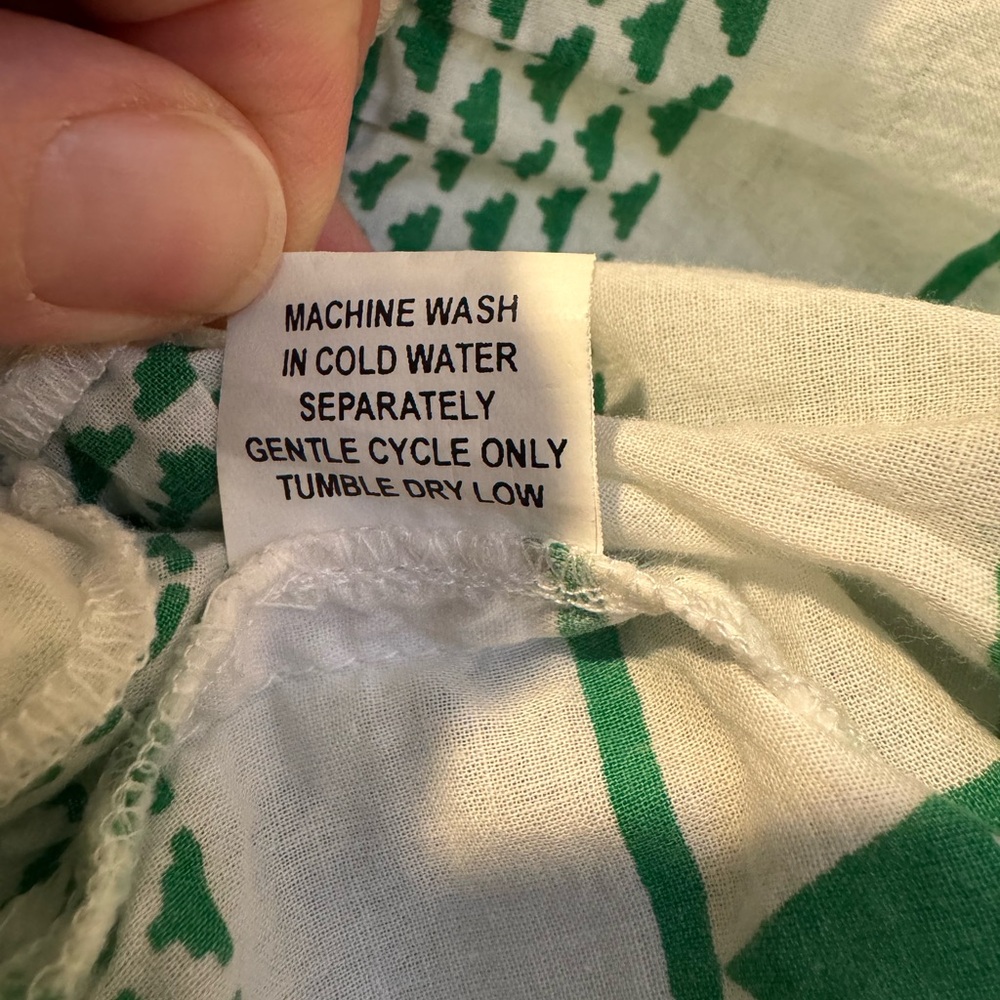 Green and White Patterned dress - Picture 6 of 6